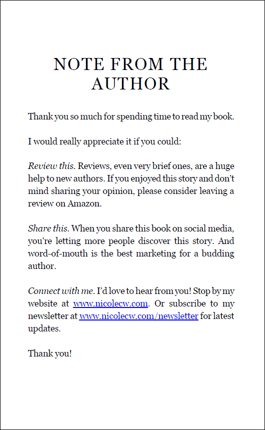 Author’s Note