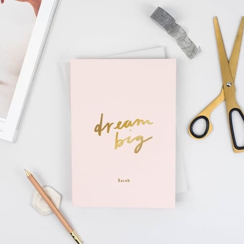Etsy - Dream Big Notebook