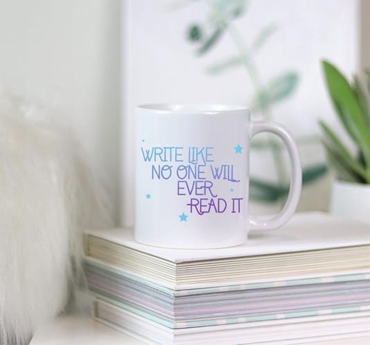 Etsy - Writer Author Cup Mug