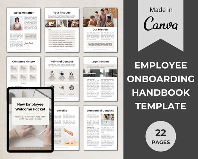 Etsy - Employee Onboarding Handbook Template