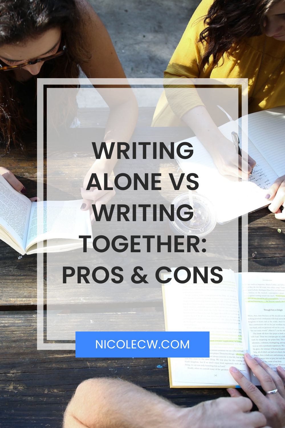 [Self-Publishing Tips] Writing Alone vs Writing Together - Pros & Cons